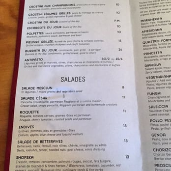Pizzeria Geppetto - Menu - Pizza Near Me - Montreal, Quebec