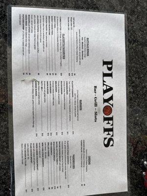 Menu photo 2 Playoffs Lake Zurich, IL Menu photo 2 Playoffs Lake Zurich, IL