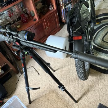 Chrome Vandium Arms - A savage .308 that Patrick threaded for me with my suppressor mounted on it. Works great. - Gunsmith Near Me Chrome Vandium Arms - A savage .308 that Patrick threaded for me with my suppressor mounted on it. Works great. - Gunsmith Near Me