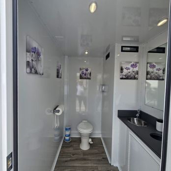 Haul-a-Stall - Interior: Women's restroom - Portable Toilet Services Near Me - New York, New York Haul-a-Stall - Interior: Women's restroom - Portable Toilet Services Near Me - New York, New York