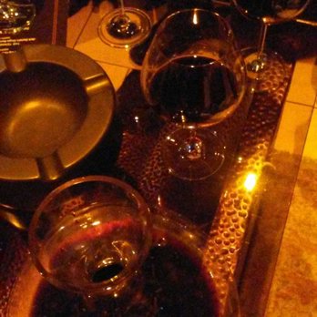 Blend Bar with Davidoff Cigars - Wine glasses and decanter from our party . . . - Lounges Near Me - Pittsburgh, Pennsylvania