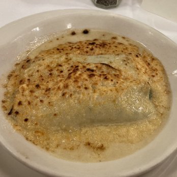 Sardi's - Spinach Cannelloni au Gratin - American Near Me - New York, New York Sardi's - Spinach Cannelloni au Gratin - American Near Me - New York, New York