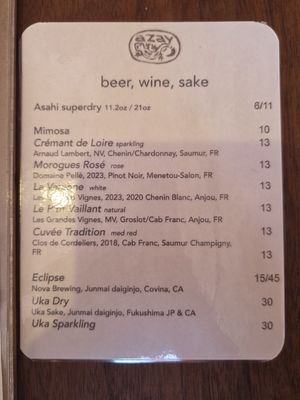 Menu photo 2 Azay Los Angeles, CA Menu photo 2 Azay Los Angeles, CA