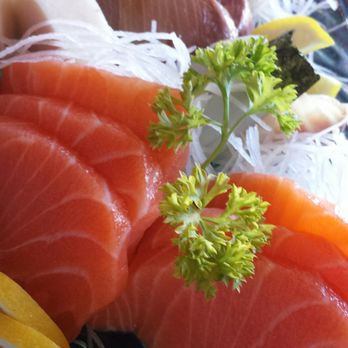 One Piece Sushi - Salmon sashimi - Japanese Near Me - Millbrae, California