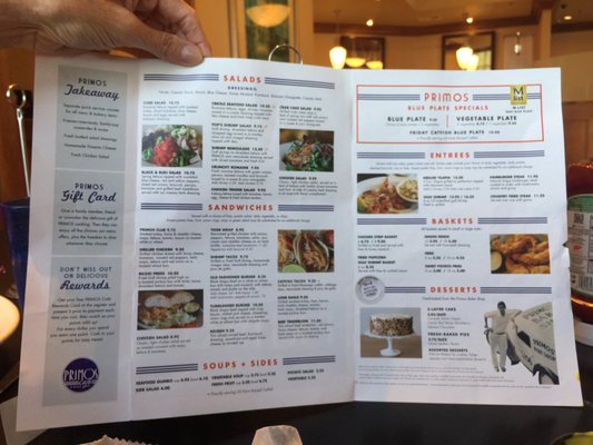 Menu photo 3 Primos Cafe Flowood, MS