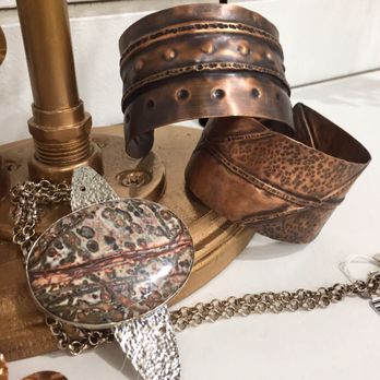 Artisans on fifth - Sterling Silver pendant and cuffs bracelet by Debra Ham - Gift Shops Near Me - Mount Dora, Florida