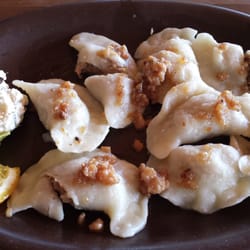 Karczma Przykiec - Pierogi z miesem i skwarkami wlasnej roboty :)