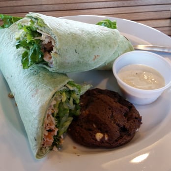 Cafe 180 - Turkey wrap with spinach and a rocky road chocolate cookie - Sandwiches Near Me - Englewood, Colorado