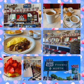 Eel River Cafe - Montage of images from the Eel River Cafe - Cafes Near Me - Garberville, California