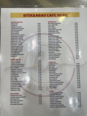 Menu photo 8 Hyderabad Cafe Temecula, CA Menu photo 8 Hyderabad Cafe Temecula, CA
