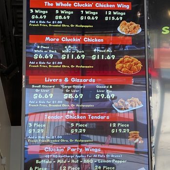 What’s Cluckin - Menu - Chicken Shop Near Me - Fairview, Texas What’s Cluckin - Menu - Chicken Shop Near Me - Fairview, Texas