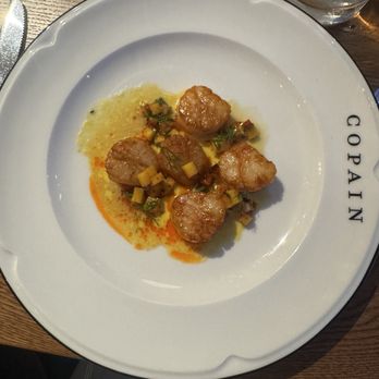 Brasserie Copain - Seared scallops - Bakeries Near Me - Charlotte, North Carolina
