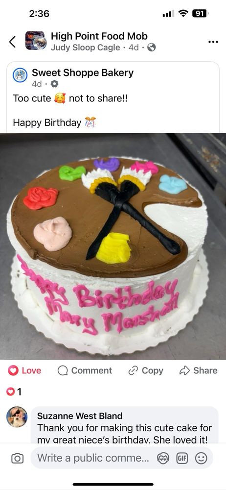 Sweet Shoppe Bakery Logo