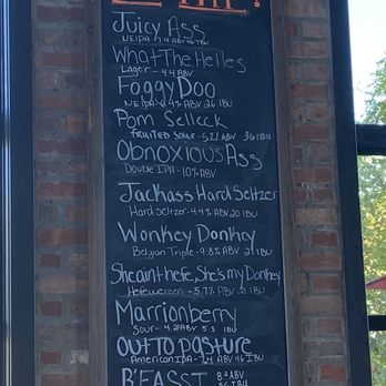 Jackass Brewing - Beers on tap - Breweries Near Me - Lewisburg, Pennsylvania