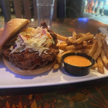 Rainforest Cafe - Fried Chicken sandwich (maybe Bimini) - American Near Me - Auburn Hills, Michigan Rainforest Cafe - Fried Chicken sandwich (maybe Bimini) - American Near Me - Auburn Hills, Michigan