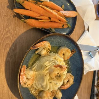 The Lochside - Deluxe Scampi with roasted vegetables - Scottish Near Me - Crescent City, Florida The Lochside - Deluxe Scampi with roasted vegetables - Scottish Near Me - Crescent City, Florida