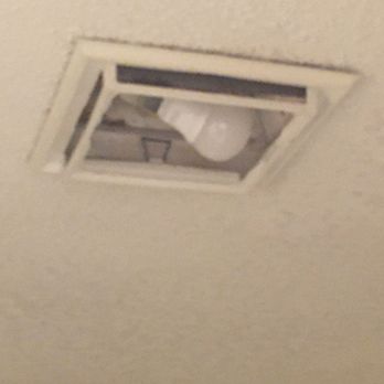 Knights Inn Seymour - Missing light cover - Hotels Near Me - Seymour, Indiana
