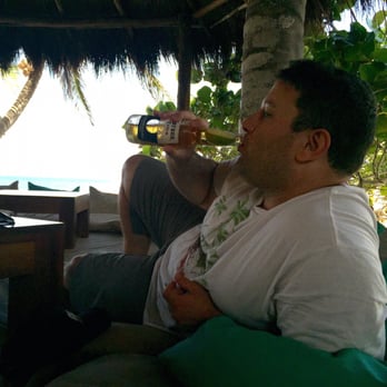 La Zebra - Optional palapa seating, with pillows, in restaurant. - Mexican Near Me - Tulum, ROO