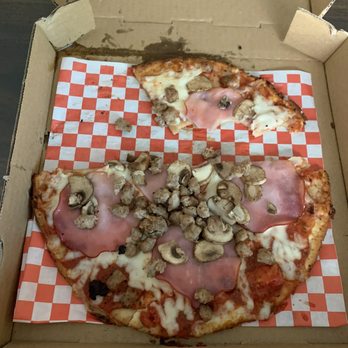 Scratch Pizza - Cauliflower pizza crust with 3 toppings for $8 great deal for a great tasting pizza. - Pizza Near Me - Norco, California