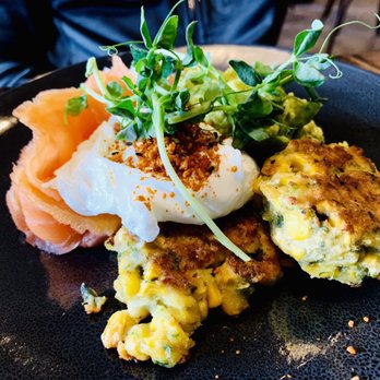 Raincheck Lounge - Salmon fritters - Restaurants Near Me - North Hobart, TAS Raincheck Lounge - Salmon fritters - Restaurants Near Me - North Hobart, TAS