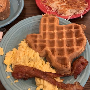 Our Place Restaurant - Texas Waffle Special - New American Near Me - Mansfield, Texas