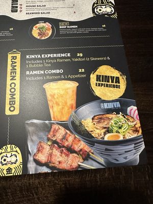 Menu photo 1 Kinya Ramen Wyomissing, PA
