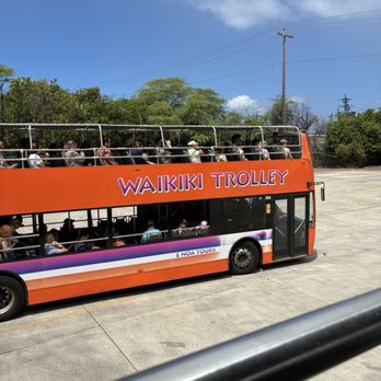 E Noa Tours - The tour bus you will be picked up on - Tours Near Me - Honolulu, Hawaii E Noa Tours - The tour bus you will be picked up on - Tours Near Me - Honolulu, Hawaii