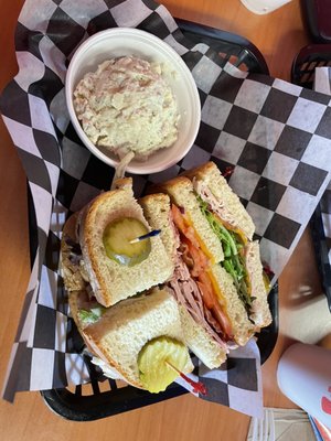 Stacked Sandwiches by null