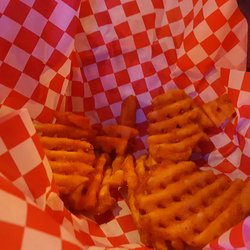 Red Zone Pub & Grill - Amazing seasoned waffle fries, cooked to perfection.