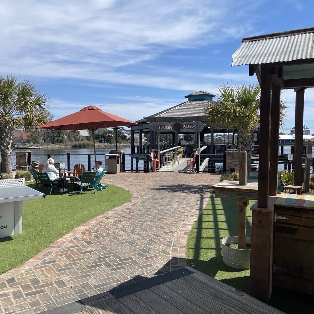 Crooked Hammock Brewery - View from outside patio. - New American Near Me - North Myrtle Beach, South Carolina Crooked Hammock Brewery - View from outside patio. - New American Near Me - North Myrtle Beach, South Carolina