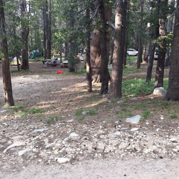 Tuolumne Meadows Campground Yosemite - Looking down from bathroom near c38 - Campgrounds Near Me - Yosemite, California Tuolumne Meadows Campground Yosemite - Looking down from bathroom near c38 - Campgrounds Near Me - Yosemite, California