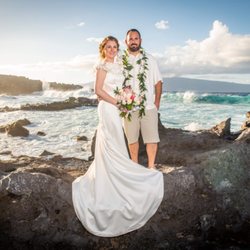 Julie's Bridal Alterations - Had the honor of altering Stephanie's gown for her Hawaiian destination wedding!