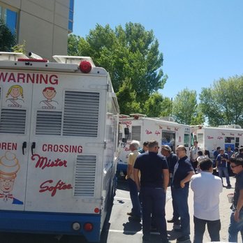 Mister Softee NorCal - Had 5 of their food trucks show up at our workplace - Ice Cream & Frozen Yogurt Near Me Mister Softee NorCal - Had 5 of their food trucks show up at our workplace - Ice Cream & Frozen Yogurt Near Me