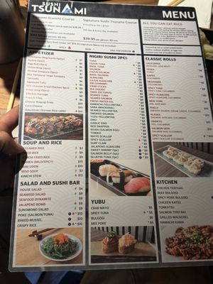 Menu photo 1 Sushi Tsunami Fairfield, CA