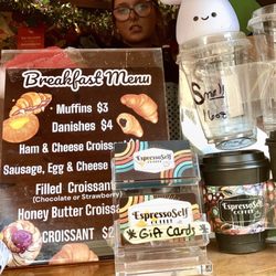 EspressoSelf Coffee - Breakfast Menu & Cup Sizes