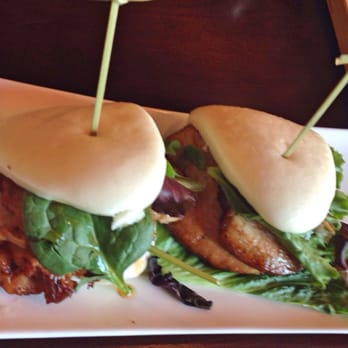 Maki - Cha shu bun w/yuzu citrus sauce. - Sushi Bars Near Me - Rockville, Maryland Maki - Cha shu bun w/yuzu citrus sauce. - Sushi Bars Near Me - Rockville, Maryland