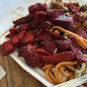 Golden Chopstix - It's not BBQ Pork. It's a mystery meat. No flavor. - Chinese Near Me - Apple Valley, California Golden Chopstix - It's not BBQ Pork. It's a mystery meat. No flavor. - Chinese Near Me - Apple Valley, California