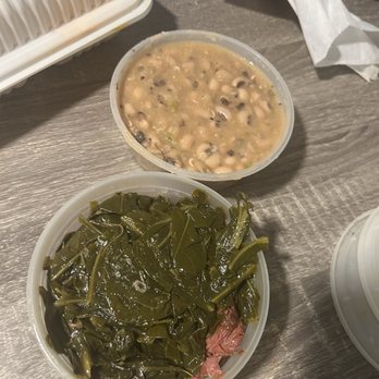 The Carolina Kitchen - Side of collard greens and black eyed peas - Seafood Near Me - Owings Mills, Maryland The Carolina Kitchen - Side of collard greens and black eyed peas - Seafood Near Me - Owings Mills, Maryland