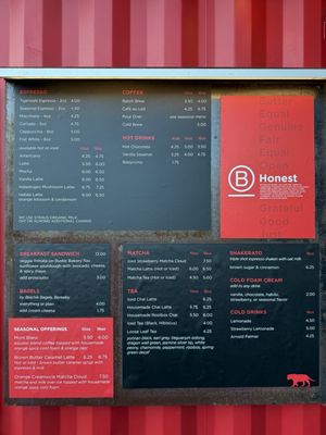 Menu photo 1 Equator Coffees Oakland, CA