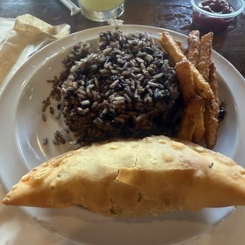 El Pub - Arroz Moro and ropa vieja empanada - Cuban Near Me - Miami, Florida