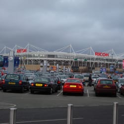 Ricoh Arena - Its looks tiny in this photo but its huge