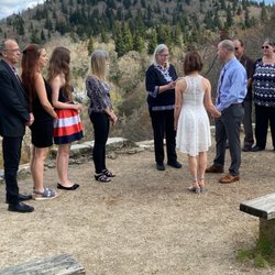 Heartlight Weddings - A casual wedding ceremony at Buck's Gap. This site offers an incredible view, and a private spot for a wedding.
