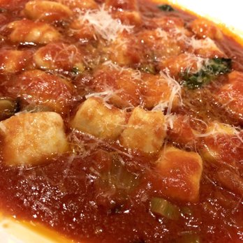 Signorvinomtl - Homemade gnocchis with ricotta, potato and Neapolitan sauce! - Wine Bars Near Me - Montreal, Quebec