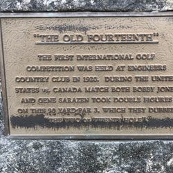 Engineers Country Club - Hole #14 (Plaque)