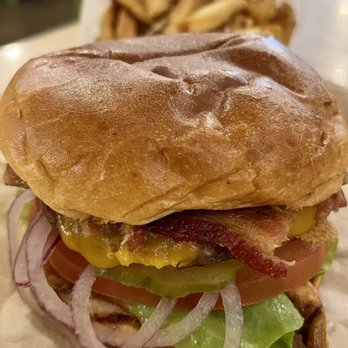 Burger Burger - B.A.M.F Burger ($8.50) + Fried & Drink ($5.50) - Burgers Near Me - Bloomington, Minnesota