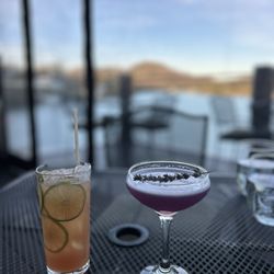 Top of the Park - Cocktails - purple one is lavender fields minus the egg white