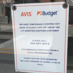 Avis Rent A Car - No, that's ok, I'll wait on you ....