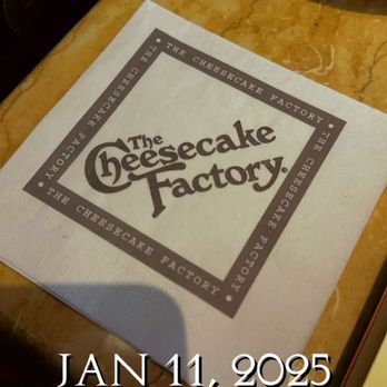 The Cheesecake Factory - Napkin - Desserts Near Me - Birmingham, Alabama