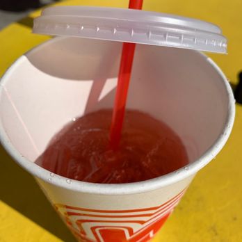 Wienerschnitzel - One medium size Strawberry Lemonade. - Hot Dogs Near Me - Oceanside, California Wienerschnitzel - One medium size Strawberry Lemonade. - Hot Dogs Near Me - Oceanside, California