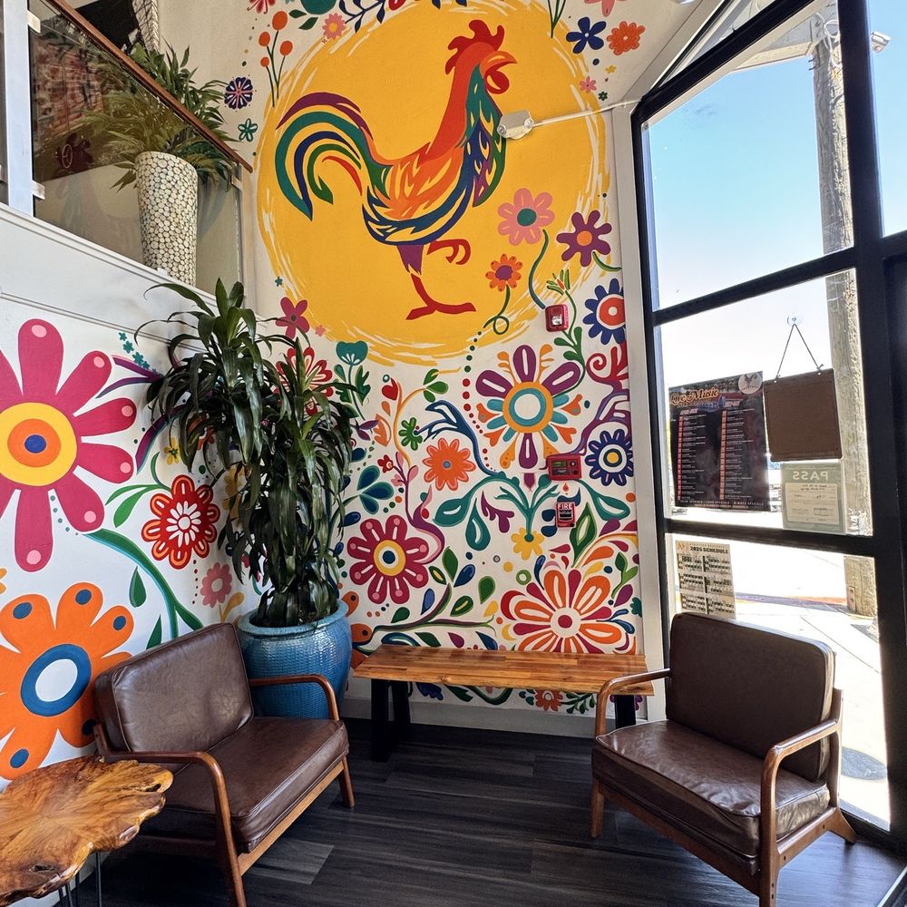 Roosters On The River - Mural by the door - Breakfast & Brunch Near Me - Sacramento, California